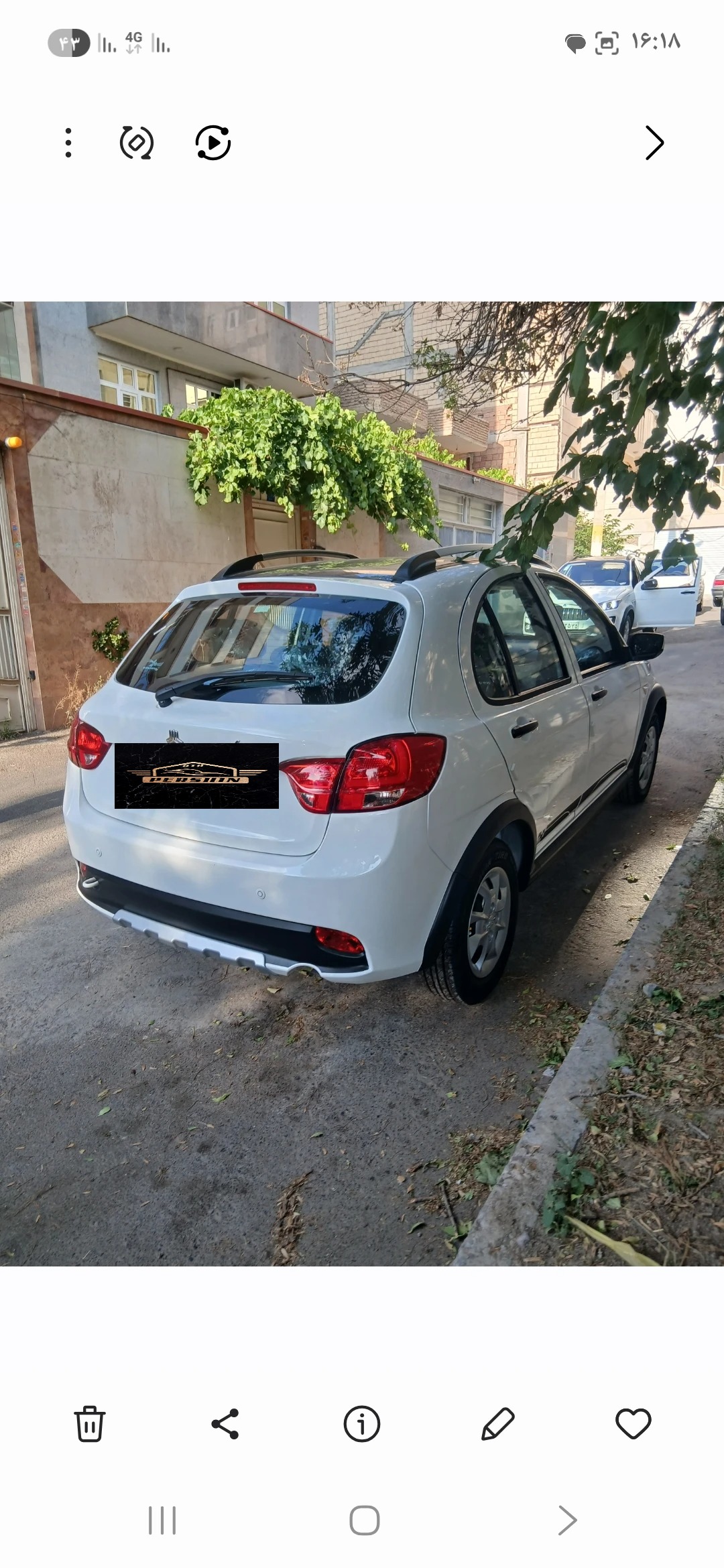 کوییک مدل ۱۴۰۴ GXRتیپ L - عقب